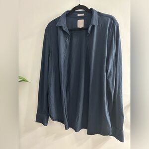 A-frame slim button up shirt